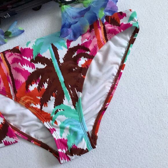 Esprit NWT Tropical Bikini Swim Bottom Women L - Picture 4 of 11